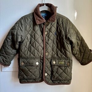 Polo by Ralph Lauren Kids Quilted hunting jacket 24 months / size 2t